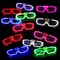 28 Packs LED Glasses 5 neon color 3 Light Modes Glow Sticks Light Up Glasses,Glow In The Dark Party Supplies Favors for Kids Adults Flashing toy fit Valentine's Day Easter Christmas Halloween Birthday